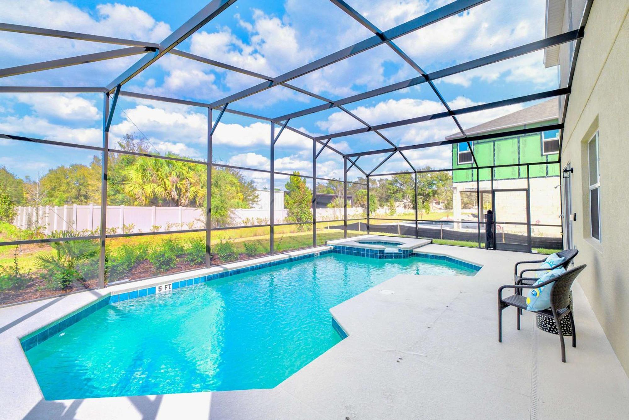 8Br Family Home With Pool And Hot Tub 基西米 外观 照片
